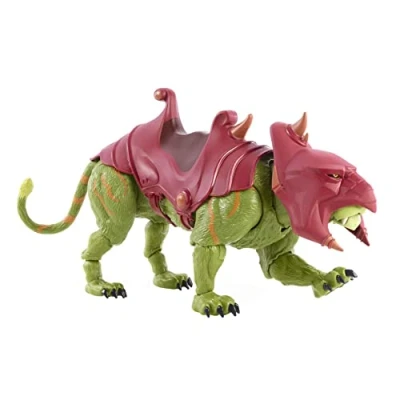 Imagen de Masters of the Universe Revelation Masterverse, Figura Battle Cat, muñeco articulado de juguete, 6 años y más (Mattel GYV18)