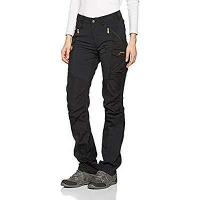 Imagen de Fjällräven Nikka Trousers Curved Pantalones montañeros largos, Mujer, Talla: 38, Schwarz