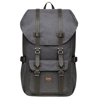 Imagen de KAUKKO Mochila Tipo Casual de Hombre y Mujer para Portátil Escuela, Viajes o Senderismo Mini tamaño (Café 1023)