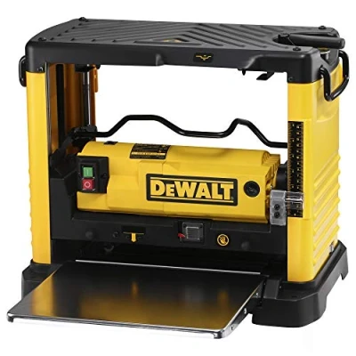 Imagen de DEWALT DW733 QS Cepillo de Regrueso Portátil 1.800W, 317mm, Velocidad en vacío 10000 rpm, Mango ergonómico, Diseño Robusto, Mejor Capacidad Cepillado