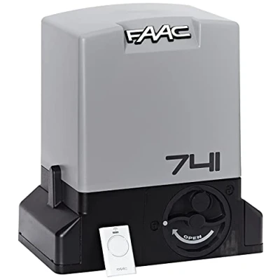 Imagen de FAAC DELTA 3 230V SAFE Kit de motor para puerta corredera, NA, (L) x (P) (H) 29,5 22,1 32,2 cm