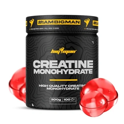 Imagen de BigMan Creatina Monohidrato 300Gr (Candy Pop) 200 Mesh Incrementa Resistencia Potencia los Efectos de Entrenamientos Crecimiento Muscular