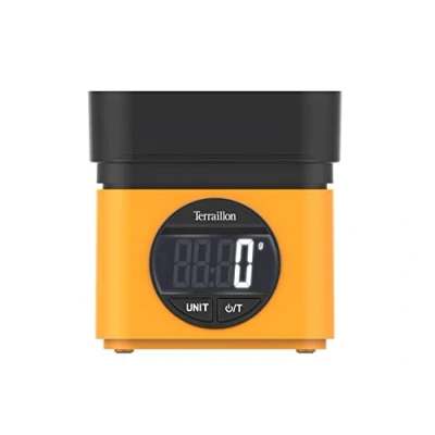 Imagen de TERRAILLON BA22 Mytique Amarillo Báscula electrónica de cocina Diseño icónico Cuenco integrado 0,7L Pantalla LCD grande XXL dígitos Función Tare