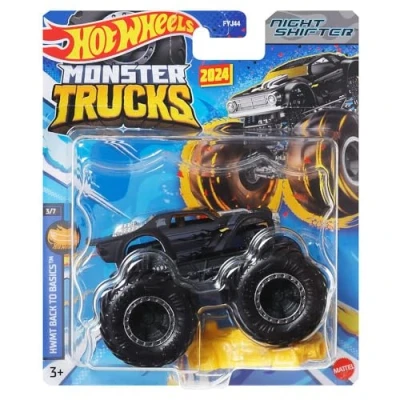 Imagen de Mattel Monster Trucks Hot Wheels 1:64 Die Cast Vehículos Coches, Vehículo: Night Shifter II
