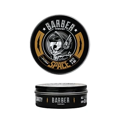 Imagen de BARBER MARMARA Cera para cabello mate 100ml Hair Wax Men Fijación muy fuerte pasta de pelo Peluquería el Hombres peinar (SPACE WAX)