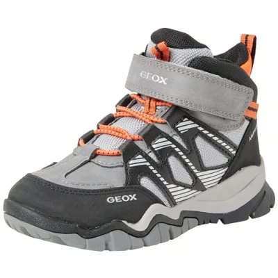 Imagen de Geox J MONTRACK BOY B ABX, Zapatillas para Niños, GREY/ORANGE, 36 EU