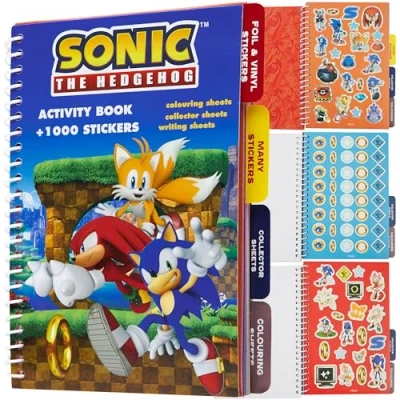 Imagen de SONIC THE HEDGEHOG Pegatinas Scrapbooking con +1000 Regalo Gamer