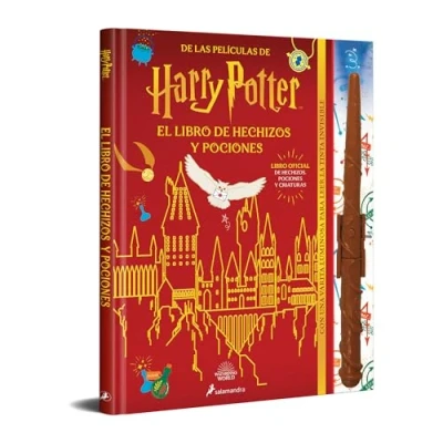 Imagen de El libro de hechizos y pociones (libro oficial) (Harry Potter): Con una varita luminosa para leer la tinta invisible