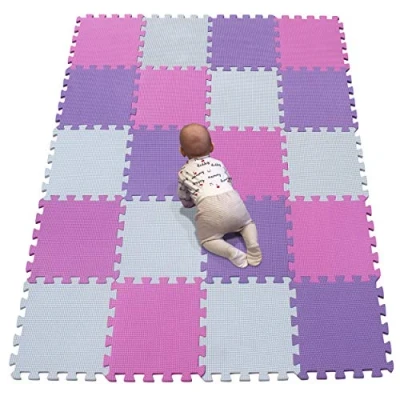 Imagen de YIMINYUER® 20 Piezas (30cmx30cmx1cm Cada Pieza), Infantiles Alfombrillas para Puzzles, Bebés Alfombras Puzzles y Juegos, Niños Alfombra Puzzle Bebe R01R03R11G301020