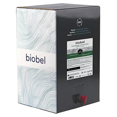 Imagen de Biobel Limpiahogar Concentrado 100% Natural Friegasuelos y Multiusos Desengrasante Elaborado con Aceite Esencial de Citronela Apto para Todo Tipo Superficies 20 L