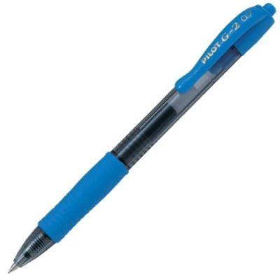 Imagen de Pilot G207 Lote de 12 bolígrafos (tinta gel, punta fina 0,7 mm), color azul