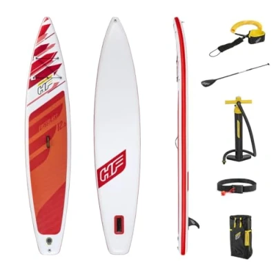 Imagen de Hydro Force 12&#039;6&quot; X 30&quot; 6&quot;/3.81m 76cm 15cm Fastblast Tech Set Tabla Hinchable para Paddling, Juventud Unisex, Multicolor