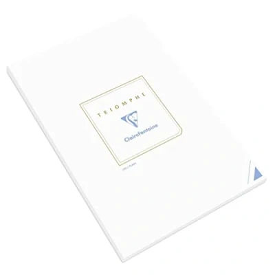 Imagen de Clairefontaine 6170C Bloc de notas 50 hojas lisas blancas 21x29,7 cm 90g Blanco