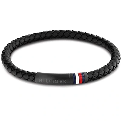 Imagen de Tommy Hilfiger Jewelry Pulsera para Hombre de Piel Negro 2790403