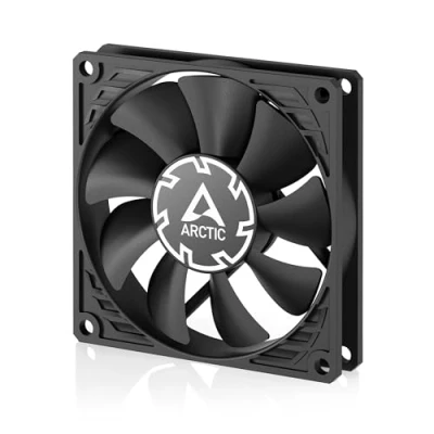 Imagen de ARCTIC P8 Slim PWM PST Ventilador de caja 80 mm, optimizado para la presión estática, con conexión (PWM Sharing Technology), DC, extraplano 15 300 3000 rpm Negro