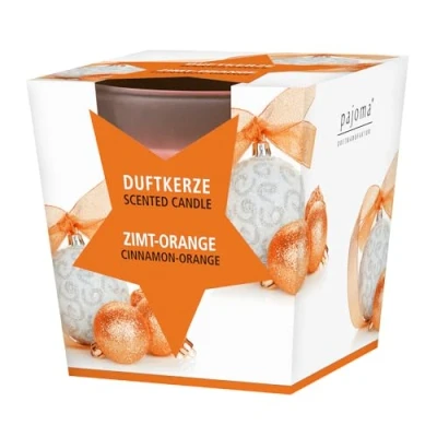 Imagen de pajoma Zimt Orange Vela perfumada, Cera, Naranja, 1