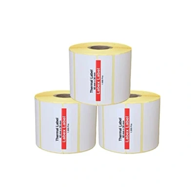 Imagen de Labex Label rollo etiquetas termicas 60x30 mm zebra 3 rollos: 3.000 para impresora térmica zebra/etiquetas codigo barras/etiquetas envios