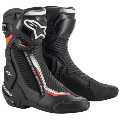 Imagen de ALPINESTARS 2221019 1231 43 Botas de moto carreras blanco, negro, Rojo