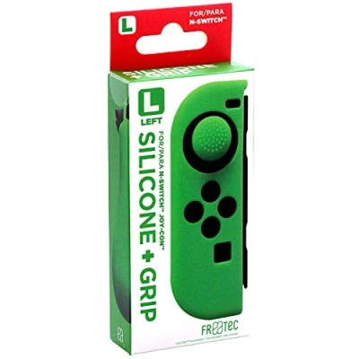Imagen de FR·TEC Funda Silicona + Grip Para Joy Con Verde Izquierdo Nintendo Switch