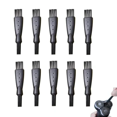 Imagen de Cepillo de Afeitar,10 Piezas Cepillos Repuesto para Limpieza maquinillas Afeitar Afeitadora Eléctrica Hombre