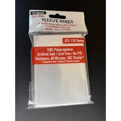 Imagen de Sleeve Kings Terraforming Mars: Fundas para tarjetas compatibles con juego de dados (55 x 77 mm)