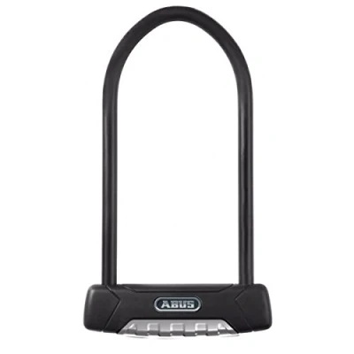 Imagen de ABUS U lock Granit Plus 470 + soporte USH470 candado de bicicleta con grillete parabólico nivel seguridad 12 300 mm altura grillete, negro
