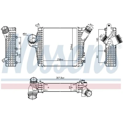Imagen de NISSENS 961305 Intercooler