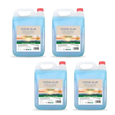 Imagen de Intercabo Pack de 4 Garrafas 5 Litros con Gel ducha y Champú Baño 2 en 1 Ocean Blue ideal para Hostelería Gimnasios