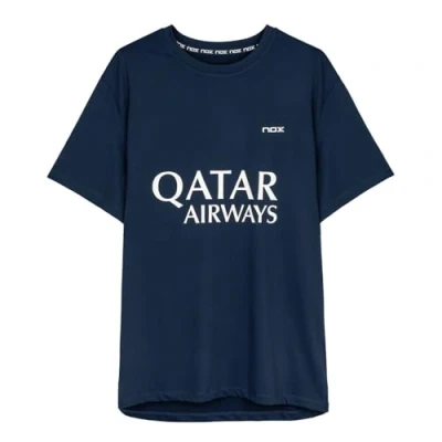 Imagen de Camiseta De Pádel Oficial Nox At10 Agustin Tapia 2024 Azul Talla Xl