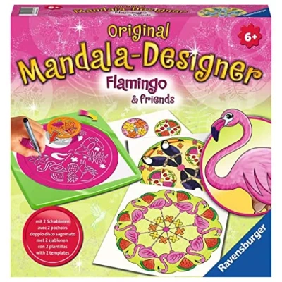 Imagen de Ravensburger Mandala Midi Flamingo e Friends (Ravensburger 28518)