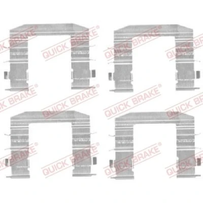 Imagen de QUICK BRAKE 109 1708 Kit de accesorios, pastillas frenos OPEL: Corsa C Hatchback, HYUNDAI: ix35, KIA: SOUL 2, CARENS 2 norauto, oscaro, mister auto