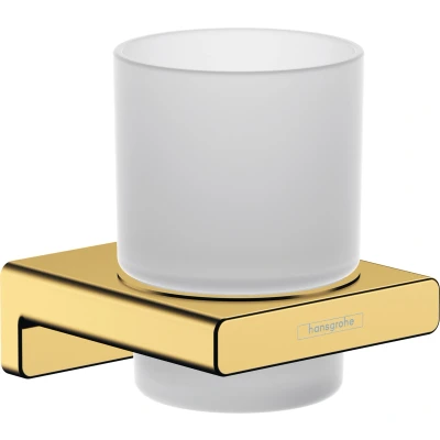 Imagen de hansgrohe AddStoris Portavaso, color oro pulido, 41749990
