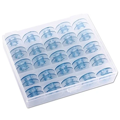 Imagen de Canillas para máquina de coser Pfaff (25 unidades, envasadas en caja canillas), color azul