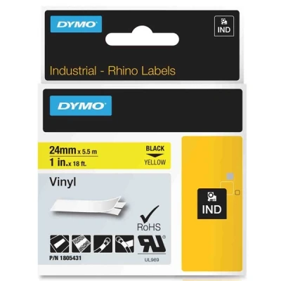 Imagen de DYMO 1805431 cinta para impresora de etiquetas Cintas impresoras (Vinilo, Caja, 5,5 m, 32 mm, 85 111 mm)