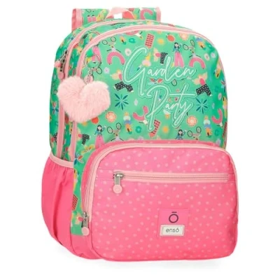 Imagen de Enso Garden Party Mochilas Preescolar, Mochila Escolar, Fabricada en Poliéster, Tirantes Anchos y Ajustables, Doble Compartimento.
