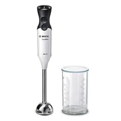 Imagen de Bosch Hogar ErgoMixx Batidora de Mano, 800 W, Acero Inoxidable, 12 Velocidades