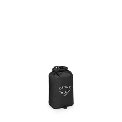 Imagen de Osprey Bolsas secas y de compresión ultraligeras Accesorios para Exteriores Paquetes pequeños ultraligeros Organización Ligera Protección Impermeable, Black, Forro Mochila, 6 L