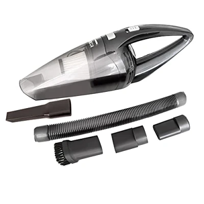 Imagen de Jocca Aspirador de Coche 12V Potente con Accesorios Mano Cable 3 Metros 100w Asa Ergonómica Filtro HEPA Limpieza 5 0&#039;5 L Depósito