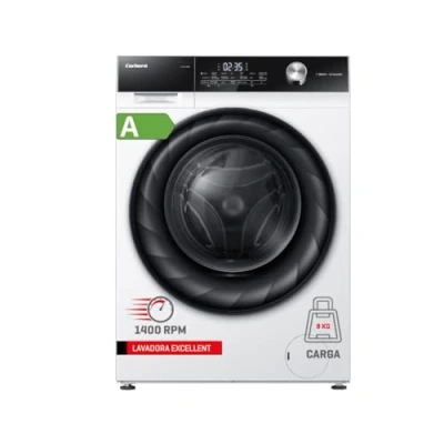Imagen de Corbero Lavadora Carga Frontal 8 Kg CLH8404MK 1400 Rpm Motor Inverter 15 Programas Vapor Lavado Jet Inicio Diferido Puerta XXL Eficiencia Energética A, Blanco