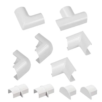 Imagen de D Line CLOAP3015W 30x15mm Accesorios para Canaletas, Set de 10 Piezas Blanco