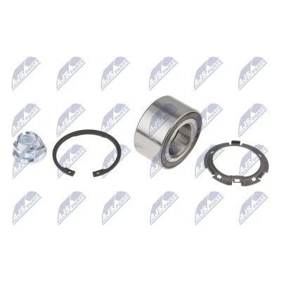 Imagen de NTY KLP NS 042 Juego de cojinete rueda Eje delantero con anillo sensor magnético incorporado 72,0 RENAULT: CLIO 3, MEGANE 2 norauto, oscaro, mister