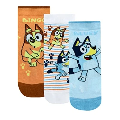 Imagen de Bluey Calcetines 3 Pack Unisex Niños O Niñas Multicolor 27 30