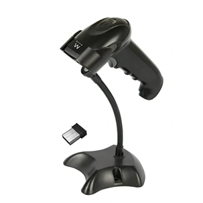 Imagen de EWENT LECTOR DE CODIGOS BARRA 1D Y 2D WIRELESS
