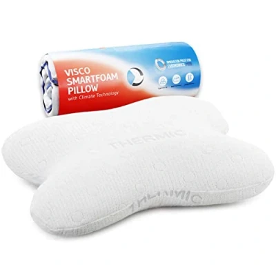 Imagen de Third of Life Almohada ergonómica ACAMAR para Dormir de Lado y en posición fetal Cervical Espuma viscoelástica con Funda termorregulante 55 x 47 12 cm