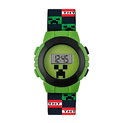 Imagen de Minecraft Reloj Digital para Chicos de Cuarzo con Correa en Plástico MIN4223 AMZ