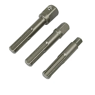 Imagen de Silverline Tools 633498 Adaptadores SDS Plus para llaves de vaso, 3 pzas (1/4&#039;, 3/8&#039; y 1/2&#039;)