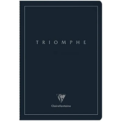 Imagen de Clairefontaine Triomphe PLATINUM 37170C Collection Cuaderno de hojas (21 x 29,7 cm), color azul