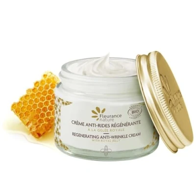 Imagen de Fleurance Nature crema anti arrugas regenerante con Jalea Real certificado Bio Cosmos Ecocert Cuidado facial mujer 21156