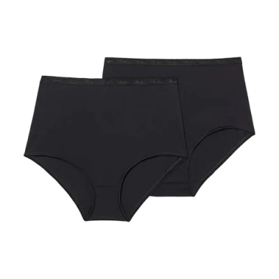 Imagen de Playtex Braga Maxi Algodón Orgánico Mujer x2, Negro, 5XL