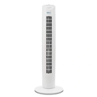 Imagen de Avant Ventilador de pie Torre silencioso, Oscilante con 3 velocidades y Temporizador Altura 80 Cm Potencia 50W Color Blanco.